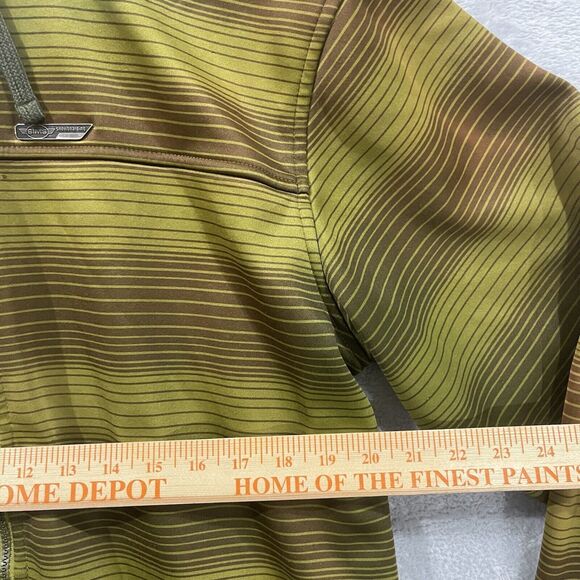 SIMS Snowboarding Full Zip Hooded Jacket Men Large Green Vintage Y2K READ - Picture 10 of 12